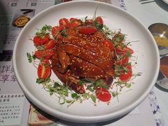 果木炙烤亚麻籽文昌鸡-花舍·新派粤菜·西餐·下午茶(亚运村·鸟巢店)