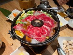 雪花牛肉寿喜锅-隐泉之语日式料理(王府中环店)