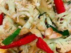 生态肉炒花菜-马旺子酒楼
