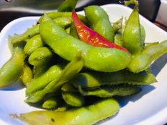 卤水毛豆-三个蒙古大叔羊肉串(大宁店)