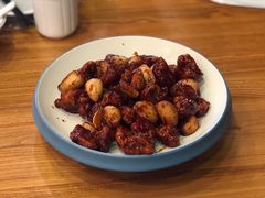 黑蒜子牛肉粒-陈傻子餐厅(世纪都会店)