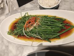 白灼丝瓜尖-懒人盐府人家(航天桥店)
