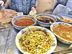 -清真马乐贝腊牛肉蛋黄菜夹馍(马蓉洒金桥店)