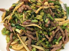 腌菜笋丝<br&nbsp;/>炒牛肉-毛哥小馆子(百井坊巷店)