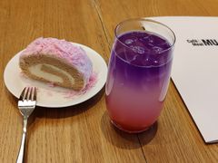 蝶豆花可尔必思苏打-Café & Meal MUJI(北京坊店)