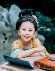 -后宫·古装汉服京剧儿童亲子全家福摄影