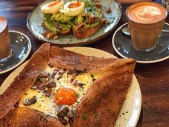 鸡蛋蘑菇熏肉荞麦可丽饼-RAC BAR(安福路店)