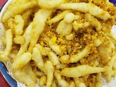 蛋黄肉松白玉菇-大眼锅贴水饺(河东店)