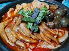 田螺鸭脚煲-老表记广西宵夜螺蛳鸭脚煲(西大店)