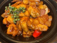 石锅藤椒鸡大连鲍鱼-环球港凯悦 · 享悦中餐厅