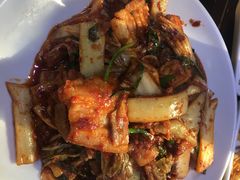 辣白菜炒五花肉-海花锅盖烧烤店(怡馨家园店)