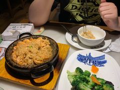 石板蒜蓉虾-小菜园新徽菜(马鞍山金鹰店)