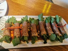 薄荷牛肉卷-云海肴·汽锅鸡·云南菜(苏州中心店)