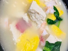 上汤炖蛋饺柴锅豆腐-到家尝北京菜(西坝河店)