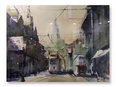 七重天南京东路街景-上海市静安区图书馆(新闸路馆)