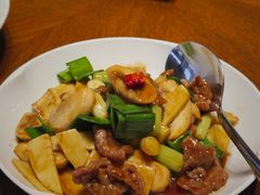 冬笋蘑菇炒雪花肉-新荣记(建国门外大街店)