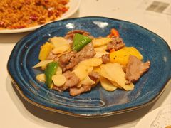 紫萝炒牛肉-稻香海鲜饭店(第一国际店)