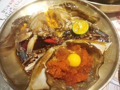 -草家酱蟹炭火烤肉店(珲春南路一店)