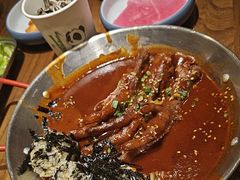 -明洞阿姨·韩式酱蟹烤肉·创意料理(三元桥店)