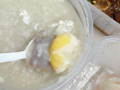 农家窝蛋牛肉粥-临海鱼港