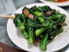 鸡杂炒菜心-同记鸡粥粉面店