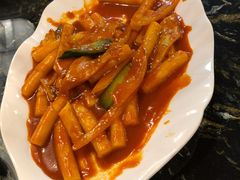 鱼饼炒年糕-桃园中华料理炸酱面(燕儿岛路店)