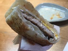 猪排蛋烧饼-桃园眷村(万象天地店)
