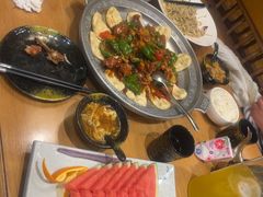 -海派美食·家宴海鲜青岛菜·石锅鲽鱼头(东方城店)