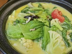 浓汤金钩杂菜煲-烧肉馆(古北水镇景区店)