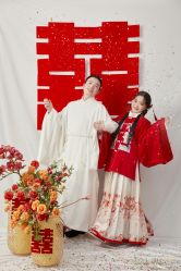 -桃子造型婚纱礼服(凤起广场店)