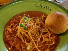 西红柿辣鸡意大利面-Cafe Alice咖啡爱丽丝(奥城店)