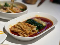 菠菜豆芽拌面筋-西域阿里马新疆菜·清真(桂花路店)