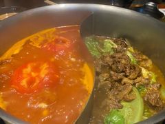 番茄底-手选潮汕鲜活牛肉火锅(二七广场店)
