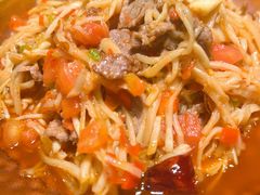 傣味酸笋炒牛肉片-金孔雀德宏傣味餐馆(魏公村店)