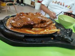 铁板西冷牛扒-胜利茶餐室