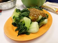 油菜-长城砂煲田鸡粥