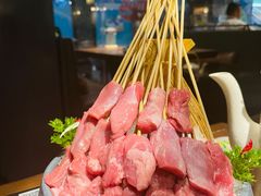 爆嫩竹签内里脊-快乐小羊·内蒙牛羊肉火锅(流花中心店)