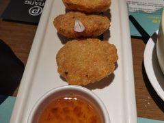 炸虾饼配泰国梅子酱-帕蓝·暹罗料理(曲阳店)