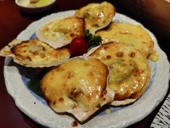 芝士焗扇贝-一本魅·日式料理