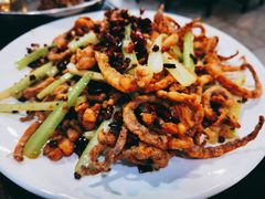 椒盐鱿鱼须-来顺成饭庄