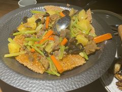 安康一个锅巴时蔬-薇酌饮·陕西菜(南门外店)