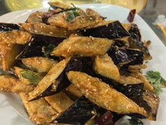 风味茄子-金丝饭庄(金丝新天地保障性住宅小区店)