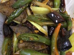 火爆猪肝-禧福徕盆盆香川菜馆(北京市朝阳区)