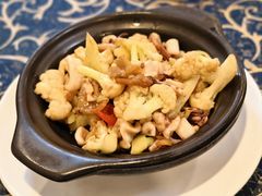 虾酱有机花菜-晓平饭店(嘉善路店)
