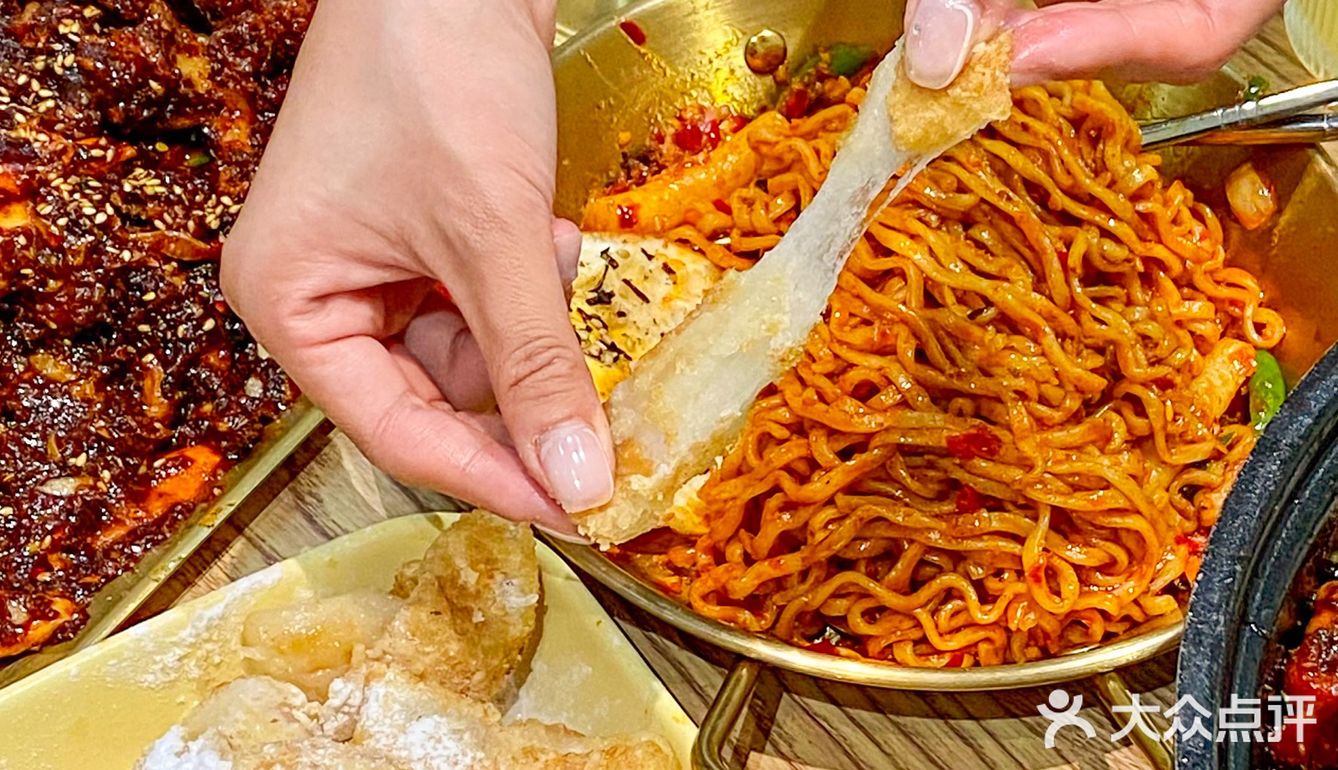 是逃不掉的芝士瀑布攻击❗️西安韩餐