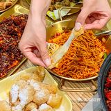 是逃不掉的芝士瀑布攻击❗️西安韩餐