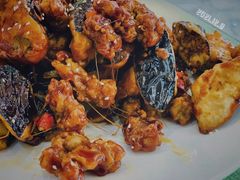 焦糖茄子牛肉粒-桃子餐厅·天津菜(红星路直营店)