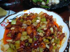 -东来菜馆•手抓海鲜家常菜•海鲜锅贴(鸽子窝店)