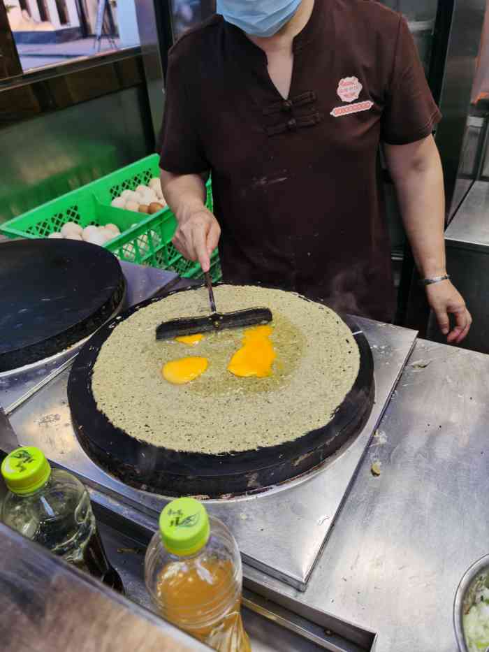 30日打分0612/人01菜品: 「煎饼果蓖(薄脆)」煎饼果子加薄脆yyds!