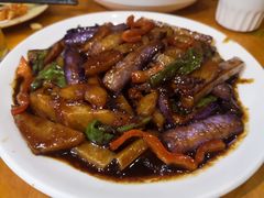鱼香茄子煲-牧羊餐厅